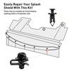 28pcs Car Shield Splash Engine Body Bolts Nut Screw Fender Bumper Clip Rivet