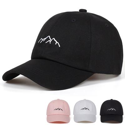 Unisex Simple Mountains Embroidery Baseball Caps Spring and Autumn Outdoor Adjustable Casual Hats Sunscreen Hat