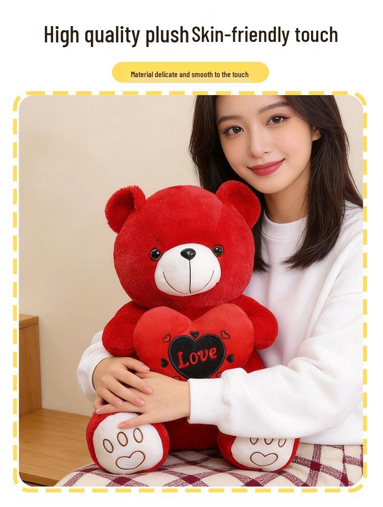 Cartoon Hugging Bear Plush Toy Sleeping Pillow - Gift Claw Machine Cloth Doll
