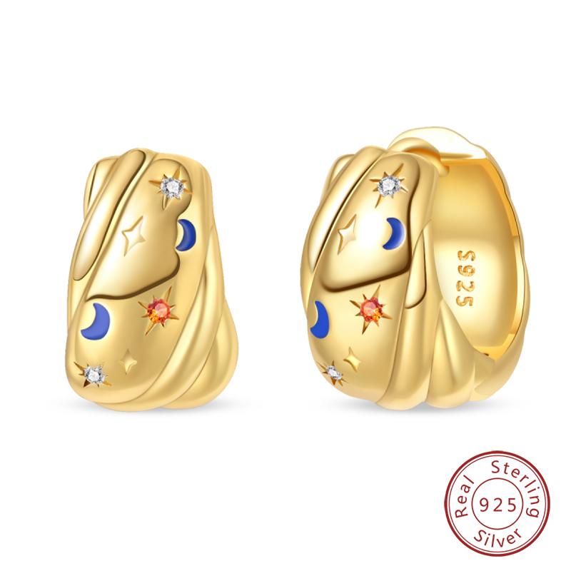 Luxus Goldene Muschel Seestern Perlen Ohrstecker 925 Silber Schmetterling Herzförmige Anhänger Perlenohrringe Für Frauen Party Schmuck