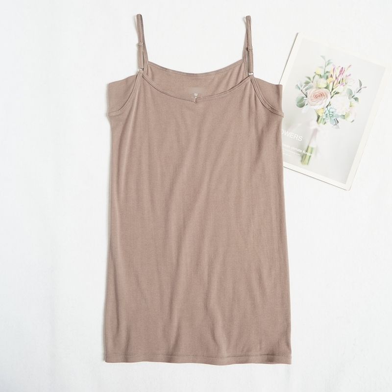 Pure Cotton Camisole Sweat-Absorbent Quick-Dry Underwear Japanese Style Women's Base Layer Shirt N168