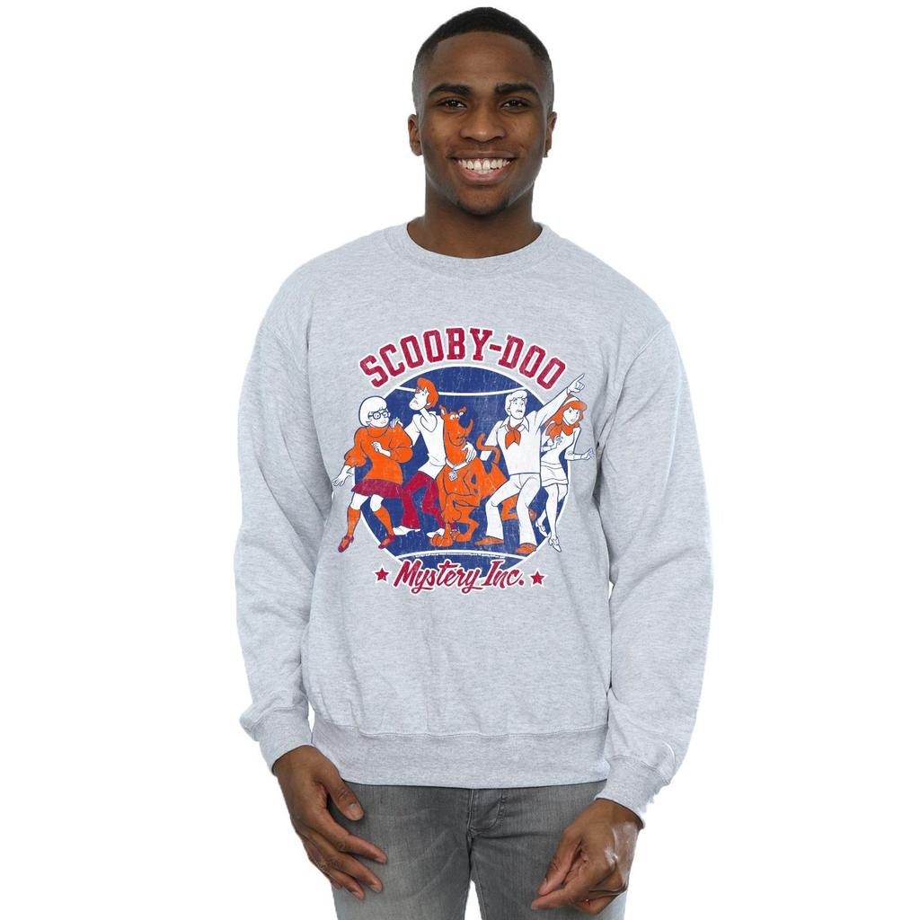 Scooby Doo Herren-Sweatshirt mit College-Motiv