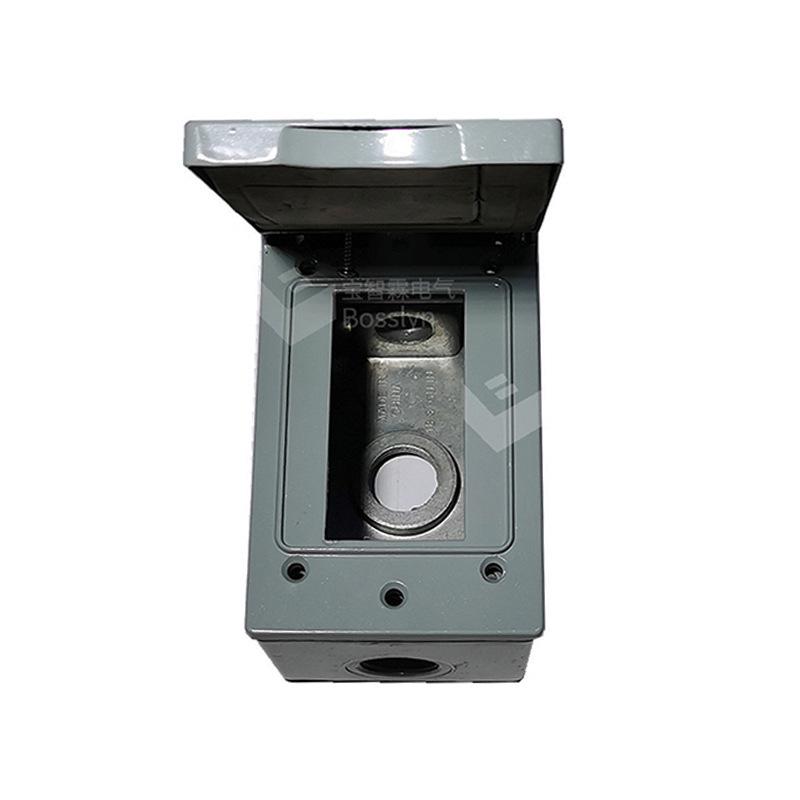 Waterproof GFCI Leakage Protection Socket with Aluminum-Iron Base, US Standard American Style Industrial Socket