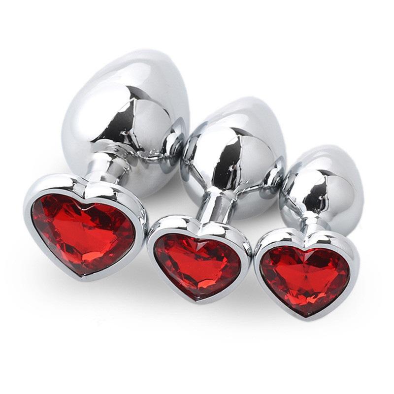 Anal Toys Prostate Massager Adult Products Butt Heart-Shaped Anal Plug