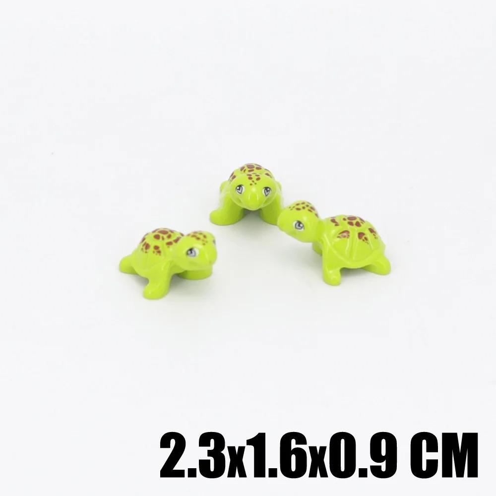 MOC City Animal Building Block Model Character Farm Accessories Goose Pig Dog Orangutan Cheetah Shark Zoo Brick Toy Gifts X014