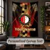 Personalisierte Wandtapisserie, Feyenoord Benutzerdefinierter Text, Weiche Stoff-Wandkunst Für Innenraumdekoration