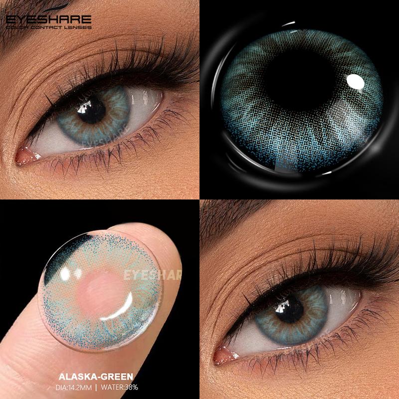 

Color Contact Lenses 2Pcs Yearly Beauty Pupil Soft Cosmetic Color Contacts Natural Gray Beauty Makeup Lens Blue Lenses 0