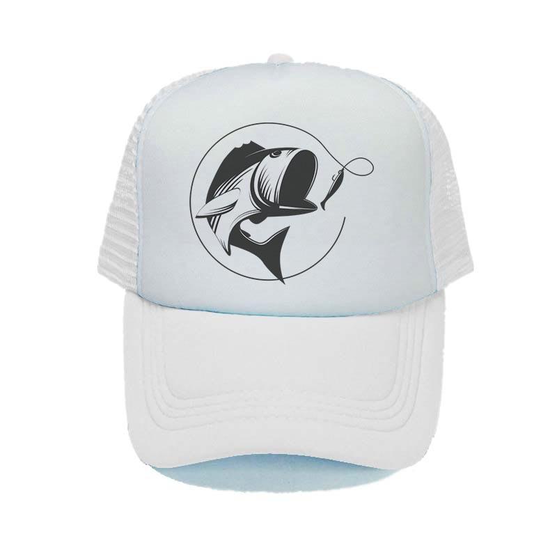 Animal Fish Farm Snapback Trucker Hat Cap Jalan Kuari Fisherman Bone Dad Hats Original Mike Trout Fish Mesh Hunting Hat YY339