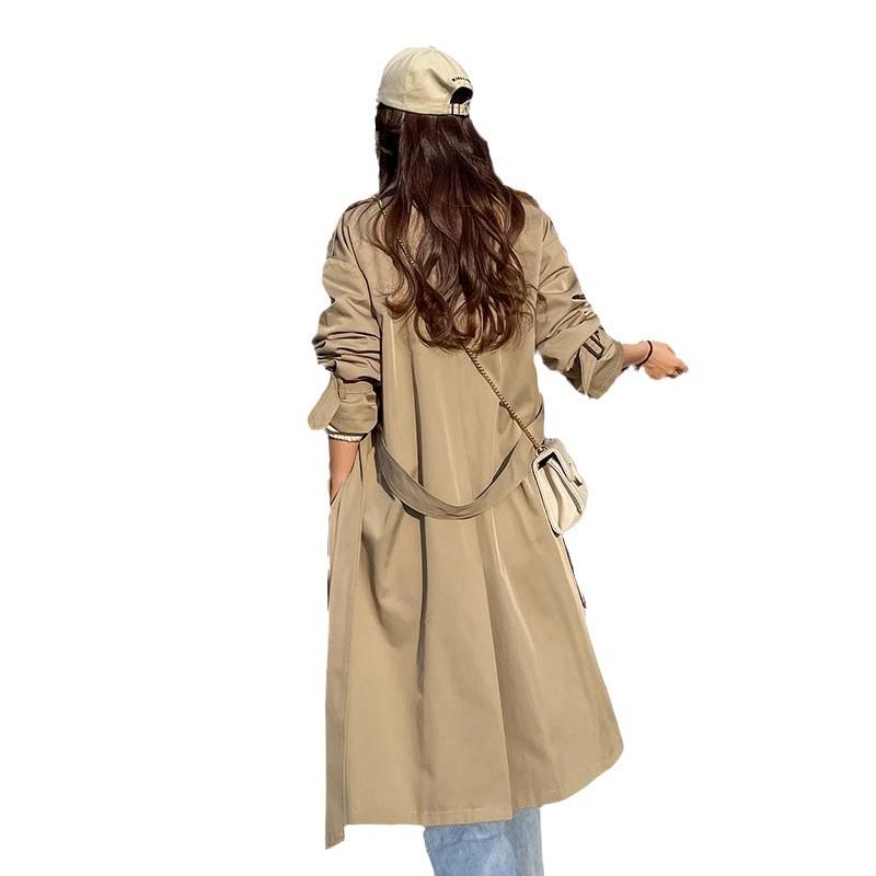 Chic Korean-Style Petite Women's Trench Coat - Autumn 2025 Collection