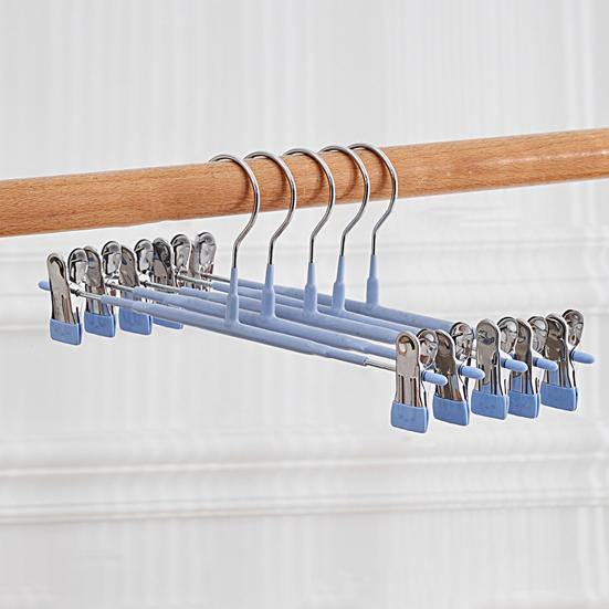 2 stk Tørre klær Solid konstruksjon Praktisk Sterk bæreevne Hjem Hotell Vaskeri Klesklype Tørkehengere Bukseklemmer