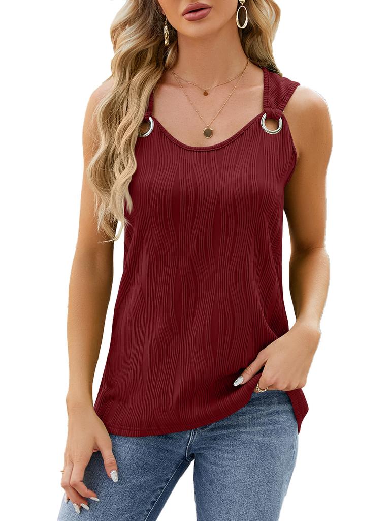 Solid Casual Loose Sleeveless Blouses For Women Fashion Summer Women's Oversized Shirts And Blouses Elegant Youth Female Tops