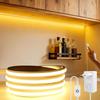 Pure Silicone LED Neon Light Tape 24V Self-adhesive COB LED Strip With Touch Sensor Dimmable Switch For Under Cabinet Light