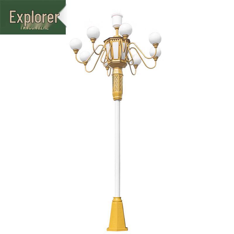 Уличный светильник Tan Cong Zhe 9-головый в китайском стиле