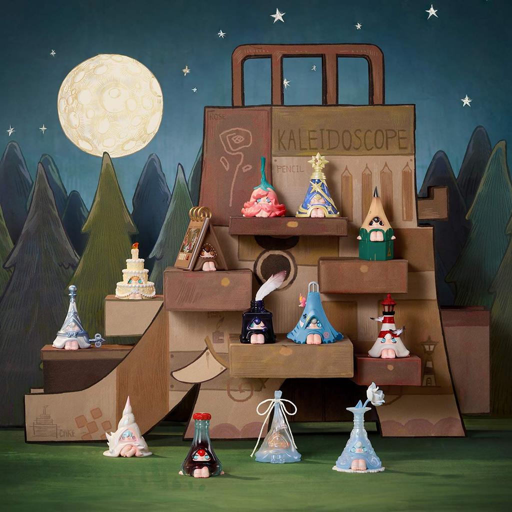 POP MART 1001MOONS Where’s the Elephant Slide Series Figures Blind Box