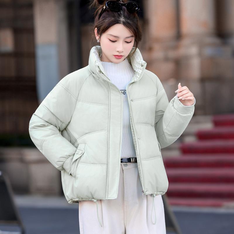 Short winter new cotton-padded clothes, thickened and warm, fashionable Korean version of women's cotton-padded jackets
