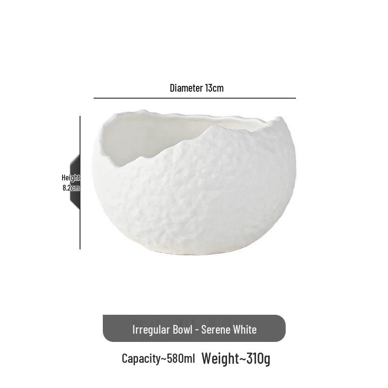 Elegant Ceramic Dessert & Soup Bowl - Western Style for Gourmet Cuisine