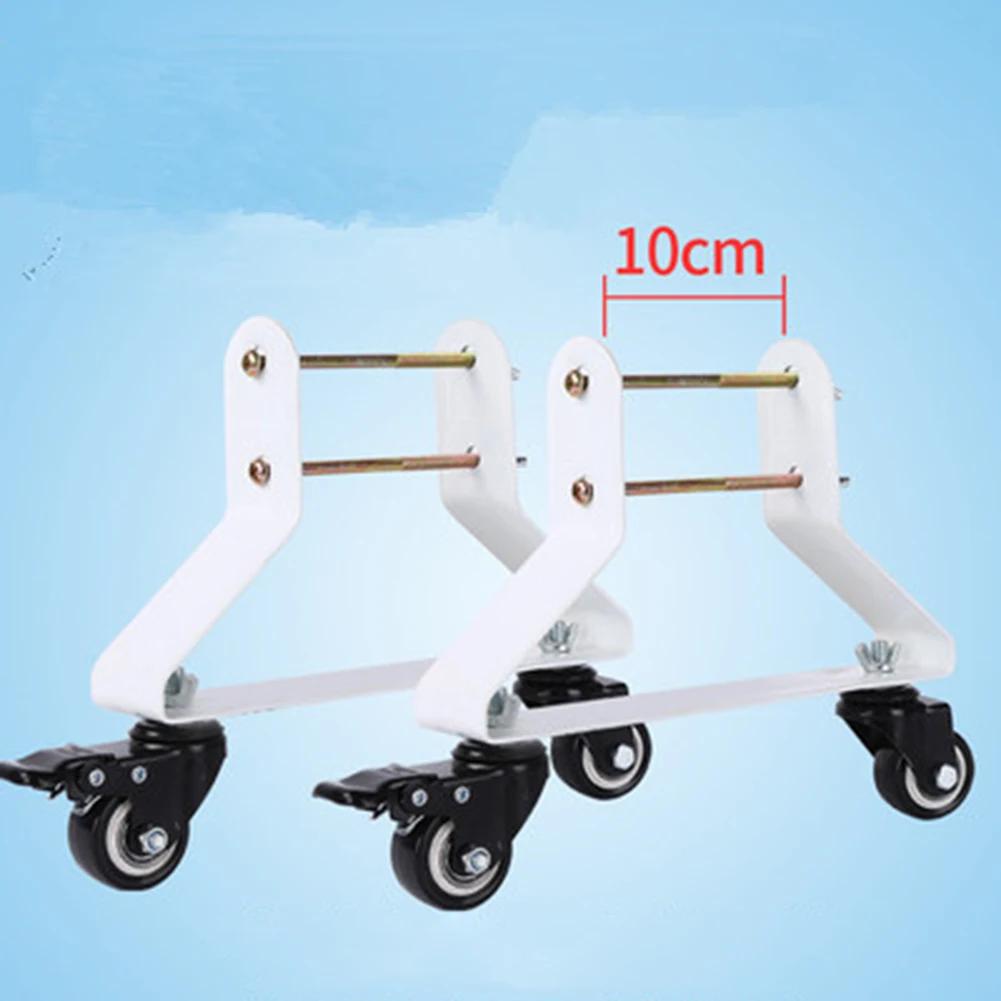 2pcs Casters Stand Radiator Pulley Oil Ting Hydroelectric Radiator Electric Heater Special Mobile Pulley Bracket Heating Bracket