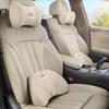 2026 Hot For Volvo Steering Covers Car Neck Pillow Waist Support Auto Seat Headrest For Volvo Xc60 Xc90 V40 V60 S60 XC40 V50 V90