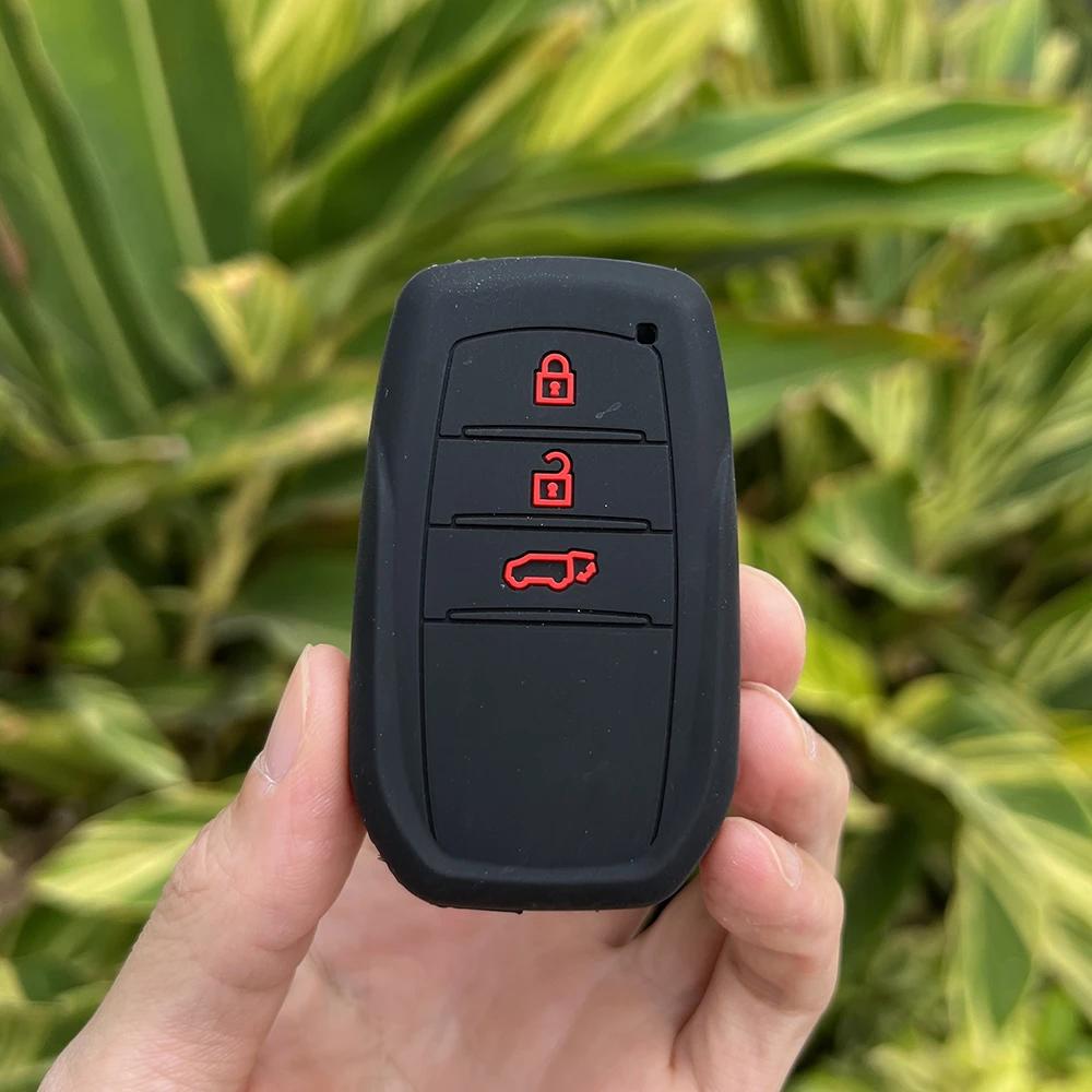 Copri Custodia in Silicone per Chiave Auto per Toyota Land Cruiser 200 300 Prado Crown TLK 200 Yaris Cross Hilux Innova Fortuner Camry 55 Chiave