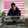 RResident EEvil 9 LLeon KKennedy Tapestry Horror Game Wall Hanging Cloth Background Wall Decor for Home Bar Restaurant Par