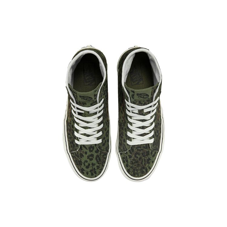 Vans Sk8-Hi Tapered Anaheim Factory - Leopard Camo Unisex Sneakers Green Grape-Leaf VN0A4U16B7B