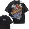 Washed Tee Anime My Hero Academia Todoroki Shoto Graphic Tee Men Women Clothing Washed Cotton Tshirt Casual Loose T-shirt Harajuku T Shirt Oversize3