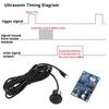 3-5.5V Distance Measuring Sensor AJ-SR04M Ranging Module Ultrasonic Wave Detector  Develop  Board