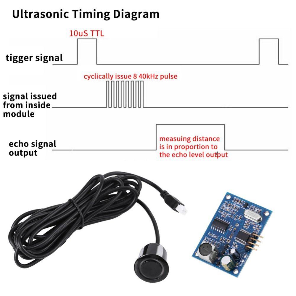3-5.5V Distance Measuring Sensor AJ-SR04M Ranging Module Ultrasonic Wave Detector Develop Board