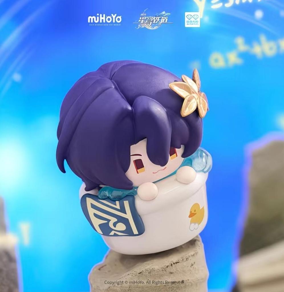 Heiß Neu Mihoyo Honkai Star Rail Limitierte Edition Q Version V2 Aventurin Tastenkappen Benutzerdefiniert Niedlich Dr. Verhältnis Kleiner Figuren Tastenkappe