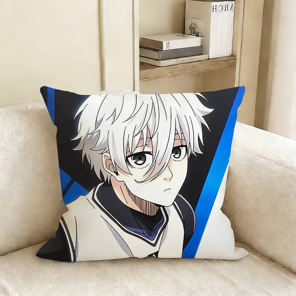 SSeishiro NNagi Various Sizes Square Pillow Case For Car Home Bedchamber Decor