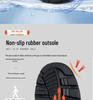 Real Wool Waterproof Winter Boots -40°F, Non-Slip Genuine Leather