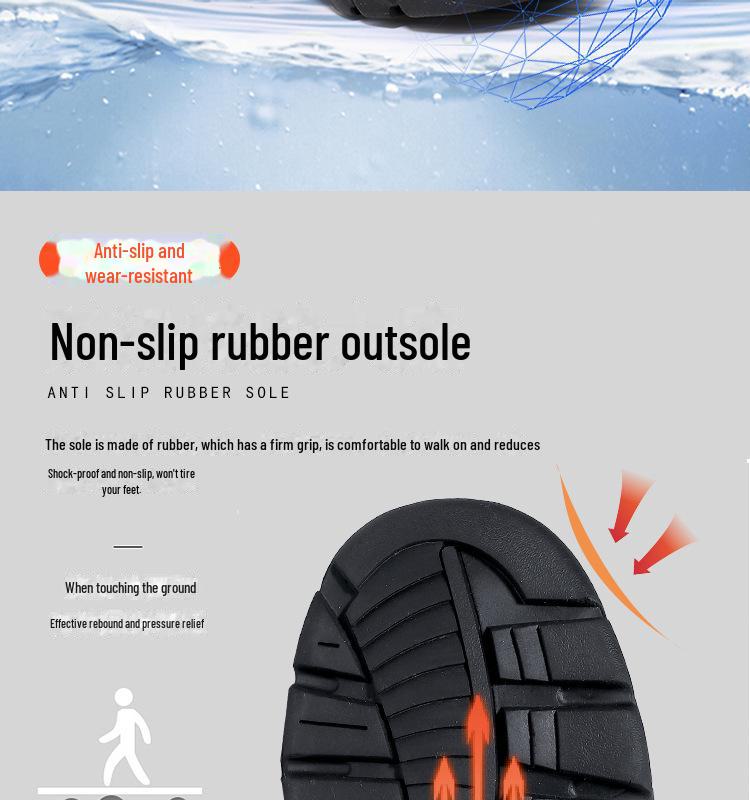 Real Wool Waterproof Winter Boots -40°F, Non-Slip Genuine Leather