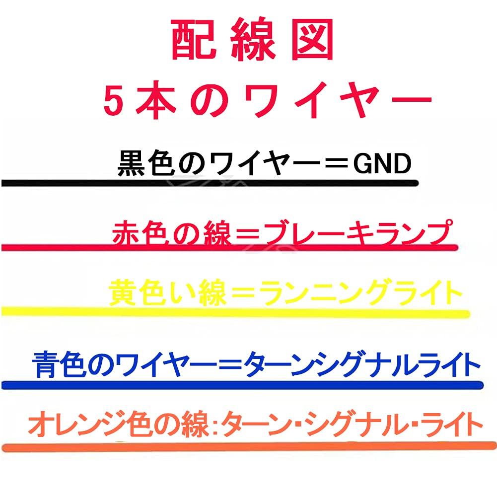 JIAHER Motorcycle Tail Light, Chopped Rear Fender Edge LED Break License Plate Tail Light, Stop Running Light, Turn Signal Lamp for Sportster