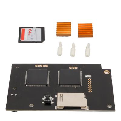 For GDEMU Optical Drive Simulation Board V5.15b Optical Drive Board with 64GB Storage Card Heat
