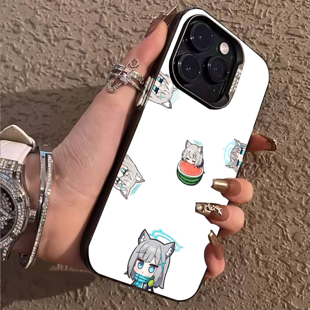 

Синий Чехол A-Archive S-Shiroko для iPhone 17,16,15,14,13,12,11,Pro,X,Xs,MAX,Plus из ТПУ, Мягкий, приятный для кожи Чехол iPhone15Plus