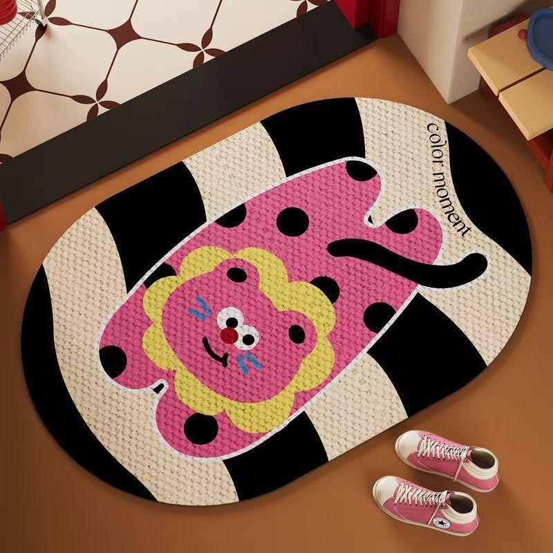 

Diatom Mud Dopamine Cartoon Anti-Slip Bath Mat 30*40 Diatom Mud Upgraded