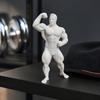 3D tištěná figurka kulturisty svalovce, Mini ozdoba na stůl pro fitness sportovce, Detailní PLA socha pro posilovnu, kancelář, herní sestavu, Kreativní dárek pro
