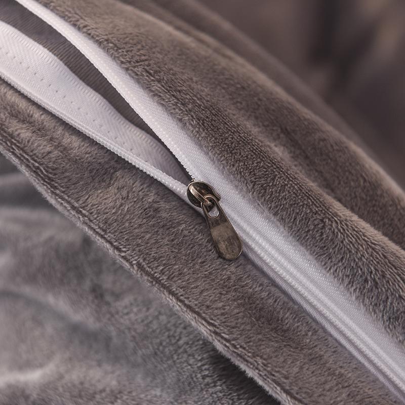 WOSTAR Winter warm milk velvet duvet cover 220x240 bedding set couple luxury double bed quilt cover twin full queen king size