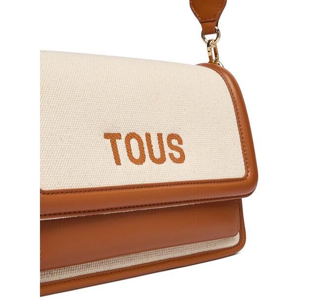 TOUS AUDREE CANVAS CROSSBODY BAG
