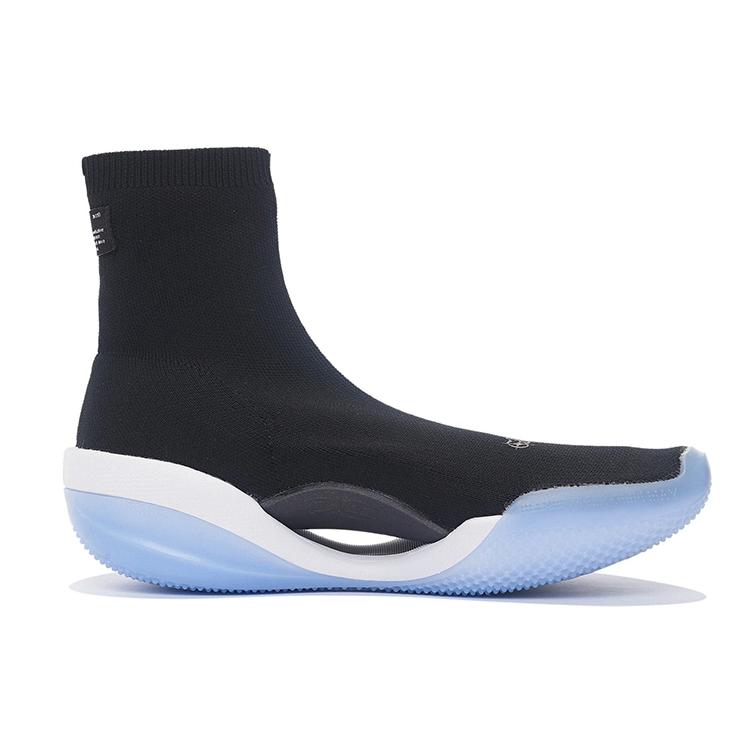 New Glare x LiNing WOW 9 Way Of Wade 9 LS Cushioning Rebound High Top Performance Basketball Shoes Women's Black ABCS074-4