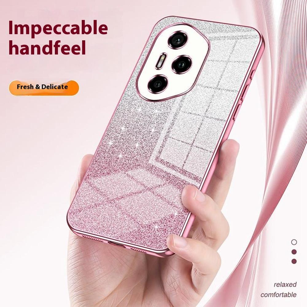For Honor 300 Pro Case Electroplating Gradient Glitter TPU Phone Cover