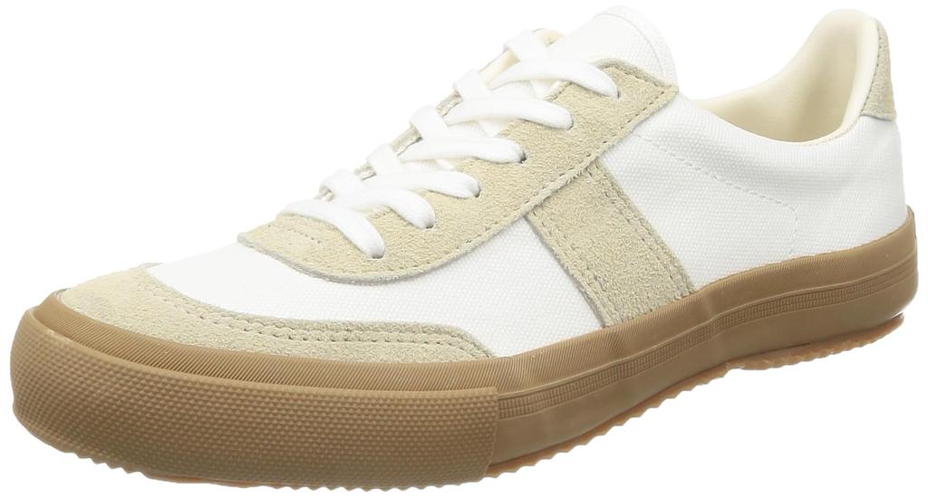 Moonstar Lifestyle Athletic Ace Made in Size E Sneakers, Japan, Vulcanized, White, 22.0 cm,