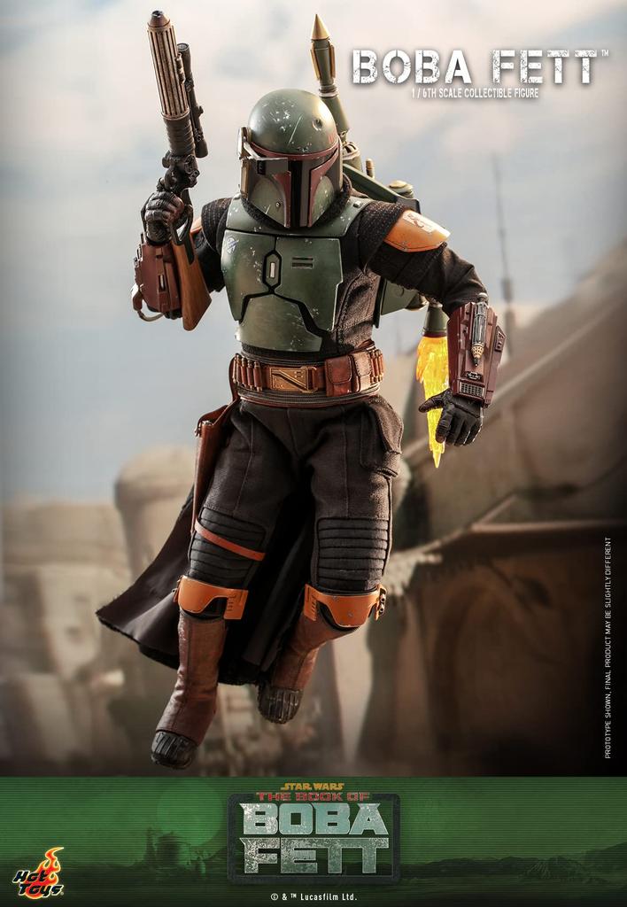 Hot Toys Boba Fett Scale Figure The Book of Boba Fett Green 30cm 1/6
