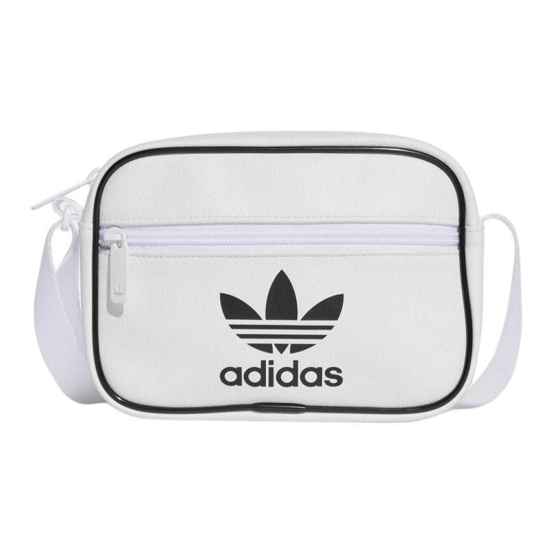 Adidas Originals ADICOLOR Polyurethane Shoulder Bag, Crossbody Bag Mini Unisex White Adidas IX7484