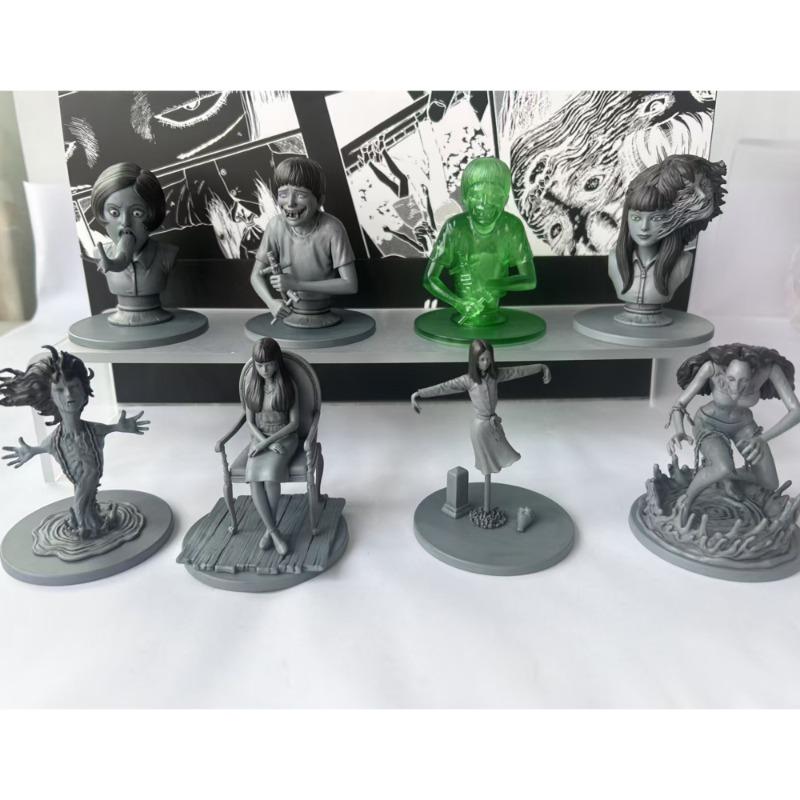 Junji Ito Curse Terror Horror Comic Blind Box Toys Tomie Slug Girl Doll Gifts Toys Collect Ornaments Kids Gifts