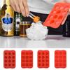 Hot Silicone Freezes  Bar Pudding Jelly Chocolate Maker  12 Ice Molds