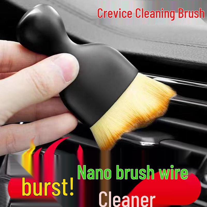 Car Interior Soft Bristle Dust Brush for Air Vents