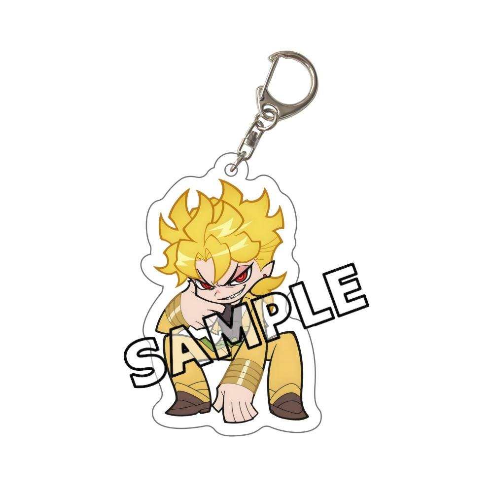 2026 New JoJo Bizarre Adventure Chibi Acrylic Keychain JJBA Jotaro Giorno Jolyne Dio Josuke Bruno Keyring Kawaii Anime Bag Gift