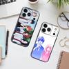 Blau S-Feder Fahrt Anime Schwarze Handyhülle Für IPhone 17 16 15 14 13 12 13 12 11 Pro Max Plus XS XR Silikon Weiche Rückseite