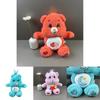 Urso Arco-Íris Pelúcia Brinquedo Máquina de Garra Travesseiro